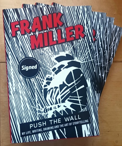 Signed push the wall frank - wall,