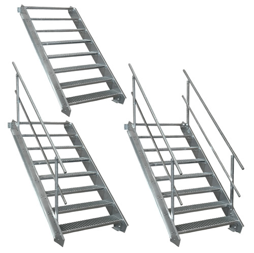 Stufen stahltreppe breite 60 - breite,