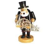 Räuchermännchen "Schwibbogenhändler" Bauchladen Weihnachtsmarkt Schwibbogen