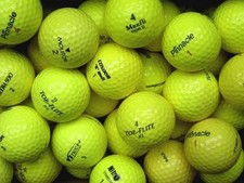 50 Golfbälle Marken-Mix Gelb AAA/AAAA Lakeballs Bälle used golf balls yellow