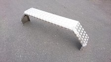 ALU Aluminium Kotflügel für Tandem PKW Anhänger Riffelblech 1500x400x240mm