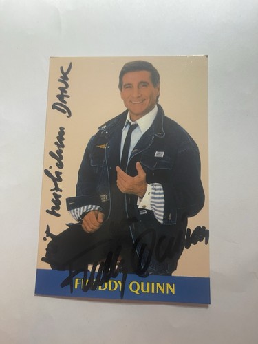 Freddy quinn autogramm - freddy,