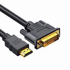 M50 1,5m HDMI auf DVI Kabel HDMI Stecker zu DVI Stecker 24+1 1080P FullHD PC TV