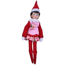 The Lumistella Company Claus Couture, Elf mit Cookies-Nachthemd Puppe 33cm Gebra