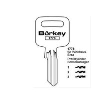 Börkey Schlüsselrohling für