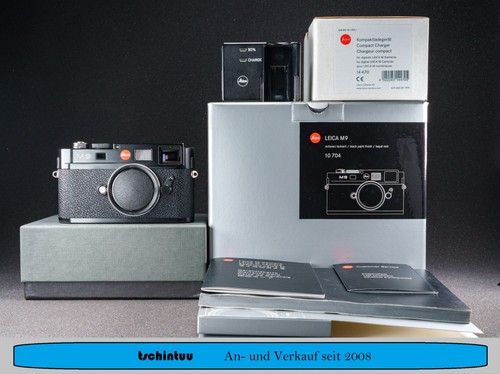 Leica schwarz lackiert sehr - m9,