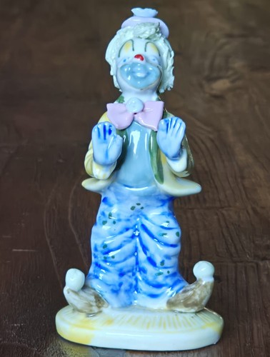 Porzellan figur clown - figur/,