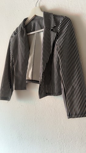 Damen blazer schwarz weiß - blazer, gr
