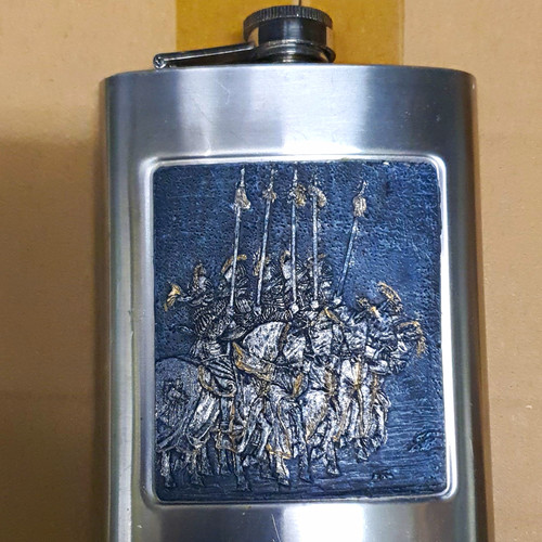 Edelstahl flachmann oz - edelstahl,
