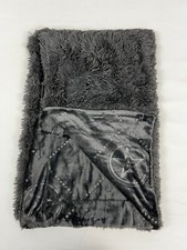 Thomas Rath Puschel XXL Cashma Plüsch Wendedecke Heimdecke 170 x 220 cm, Grau