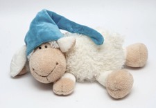 NICI Schaf Lamm Jolly Mäh Sleepy Mütze  Schlafmütze weiß 25 cm