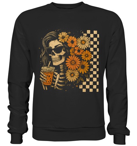 Halloween pullover mit retro - halloween,