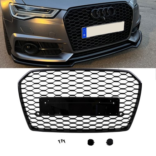 Waben kühlergrill schwarz - waben,