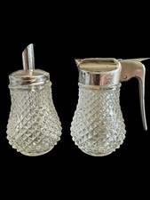 Vintage Diamond Point Klarglas