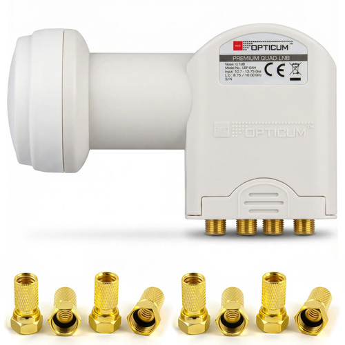 Quad lnb opticum - lnb, 0,1