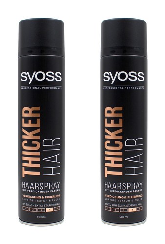 Syoss thicker hair haarspray - thicker,