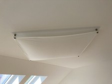 Deckenleuchte / Segeltuch für Lichtsegel / Deckensegel (ca. 100cm x 100cm) / 