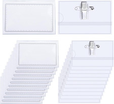 Transparente Namensschilder