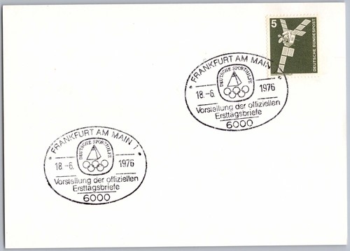 Karte sst sonderstempel - sst,
