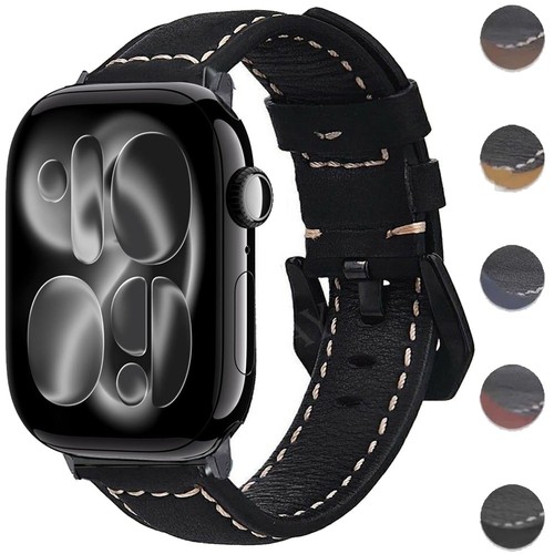 Leder armband für apple watch - armband,