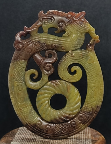 Alte skulptur drache und - alte,