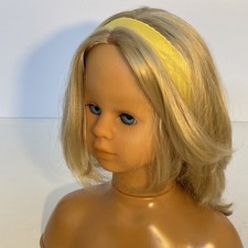MY MODEL NO.38 MAX ZAPF WEST GERMANY 1989 BLUE EYED BLONDE DOLL HAIR Model Head.