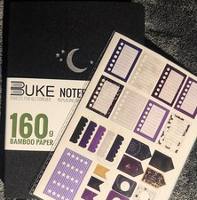 Notizbuch A5 Mond,Sterne