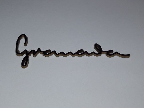 Emblem granada - "granada", (kunststoff)