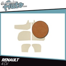 Kunstleder Türverkleidungen cognac für Renault 4CV (6 Stück)