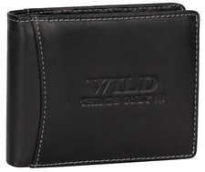 Rfid echt leder portemonnaie - echt,