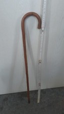 Spazierstock, Gehstock, Echtholz, 68 cm, sehr alt, Metallspitze