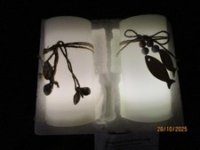 Elambia flammenlose Kerzen mit Timer Motiv Muschel und Fisch