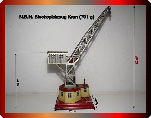 Blechspielzeug kran - n.b.n.,