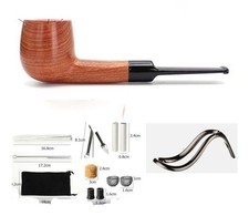 Pfeife zum Rauchen, Pfeifenset, Tabakpfeife mit Zubehör, Redwood 450.1