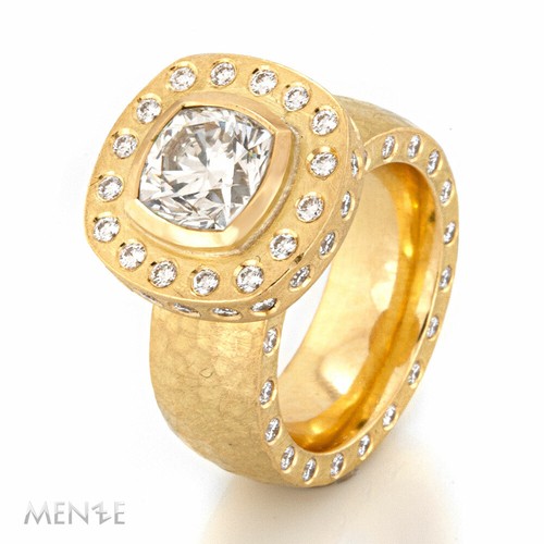 Ring 750 gelbgold - ring, in