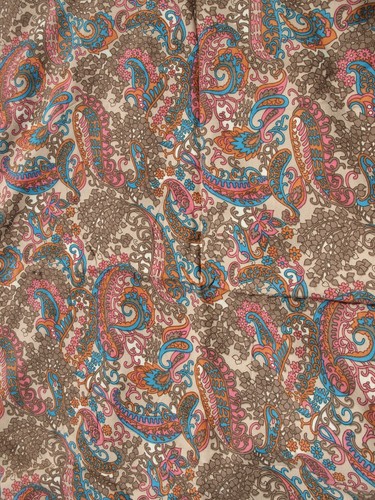 Stoff paisley blumen - paisley, vintage