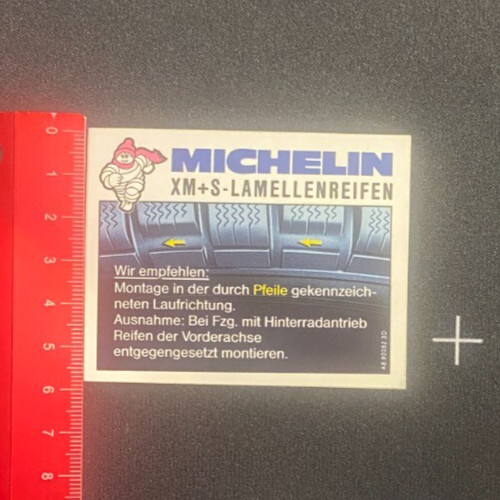 Aufkleber sticker michelin xm - aufkleber/sticker:,