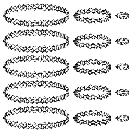 3er set ketten armband ring - 3er,