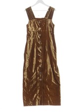 MOTHWURF Dirndl Damen Trachtenmode Gr. DE 38 ocker Glanz-Optik