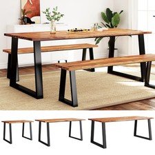 Esstisch Baumkante Massivholz