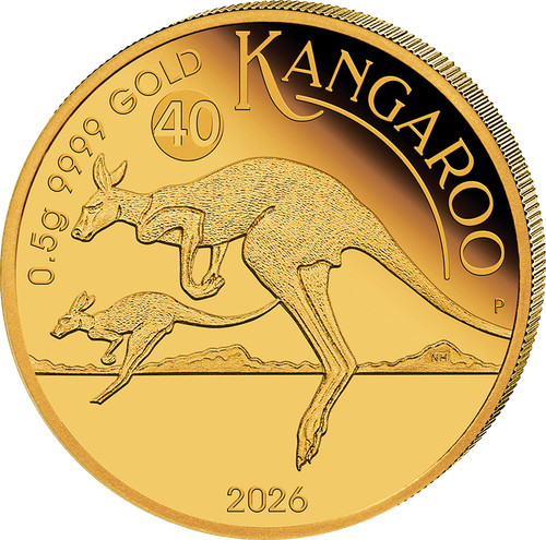 Goldmünze känguru mini roo - mini,