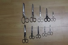 Konvolut 10 x Qualitätsschere Schneider- Stoff- Fingernagel- Friseur- Schere  