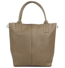 ITALY ★ ECHT LEDER SHOPPER SCHULTERTASCHE HENKELTASCHE UMHÄNGETASCHE LEDERTASCHE