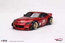 1/18 Top Speed Nissan Fairlady Z (RZ34) Pandem Passion rot RHD (TS0514)