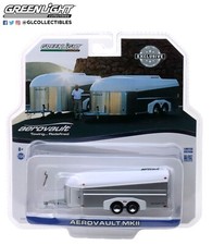 1:64 Greenlight Trailer Anhänger Aerovault MKII geschlossener Autotransporter