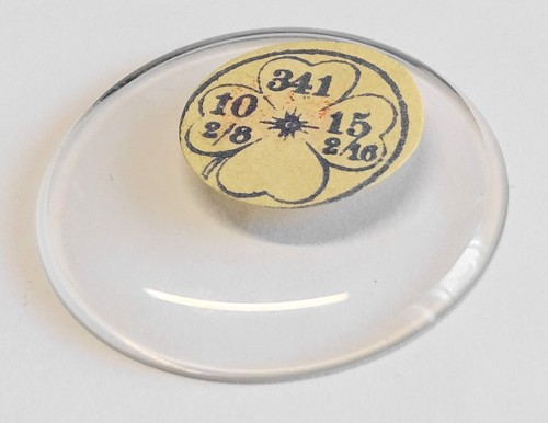 Glas dome armbanduhr - glas,