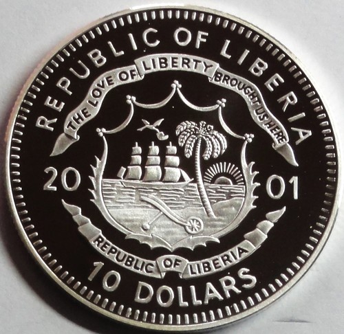 Liberia dollars - 10,