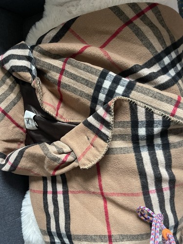 Gefütterter poncho aus - poncho,