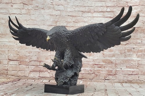 Große bronze adler skulptur - große,