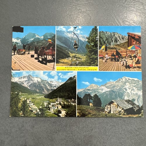 Postkarte sulden kanzel - sulden,